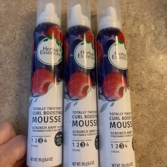 Herbal Essences Other - (3)Cans of Herbal Essences Curl Boosting Mousse.